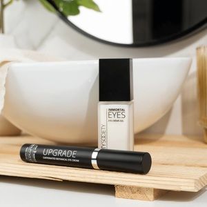 Beauty Society Upgrade Caffeinated Botanical Eye Cream and Immortal Nighttime